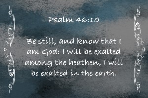Psalm 46 10 4CH